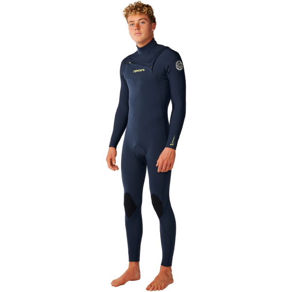 2026 Rip Curl Mens Dawn Patrol Pro 4/3mm Chest Zip Wetsuit 16WMFS - Navy